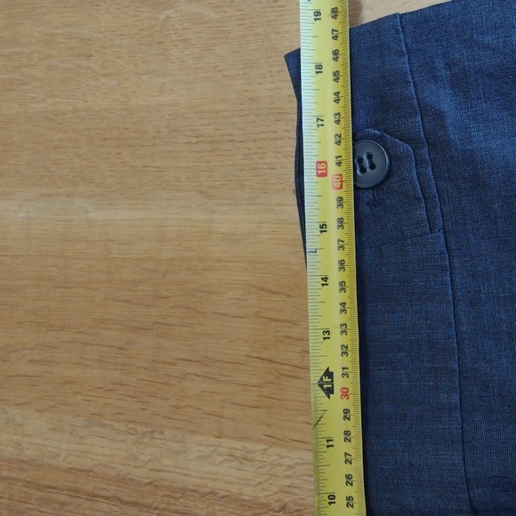 Ann Taylor deep blue cropped trouser, 14. - Picture 8 of 10